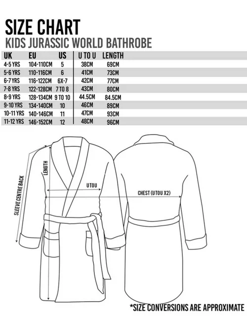 Vanilla Underground Jurassic World Boys Green Camo Logo Print Bathrobe (4 - 12 Years) - Age 4-5 Years Image 6