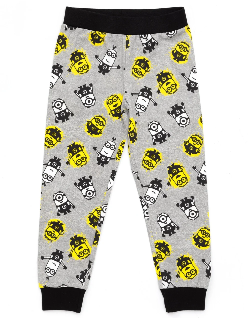 Vanilla Underground Minions Boys Black Pyjama Set (3-12 Years) - Age 3-4 Years Image 3