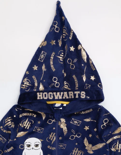 Vanilla Underground Harry Potter Girls Blue Hedwig Applique Onesie (5-15 Years) - 14-15 yrs Image 4