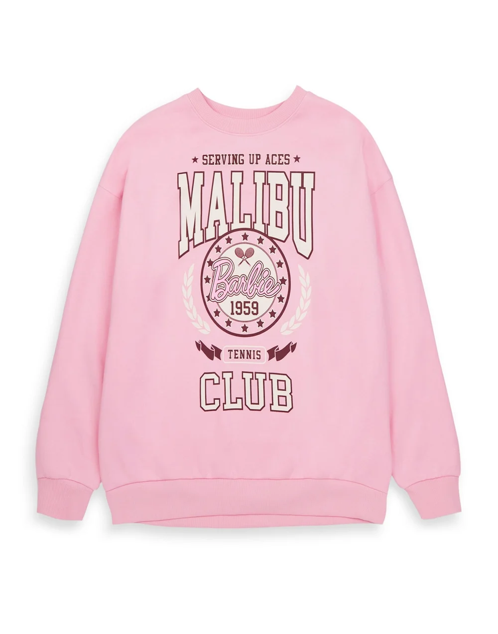 Vanilla Underground Barbie Pink Malibu Club Sweatshirt - S Image 1