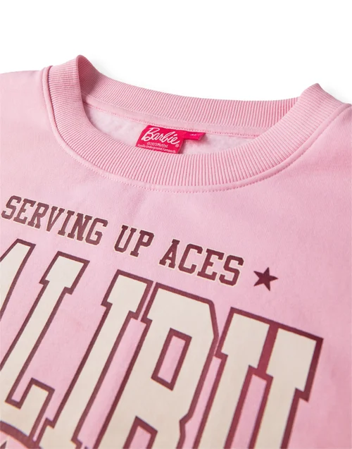 Vanilla Underground Barbie Pink Malibu Club Sweatshirt - S Image 5