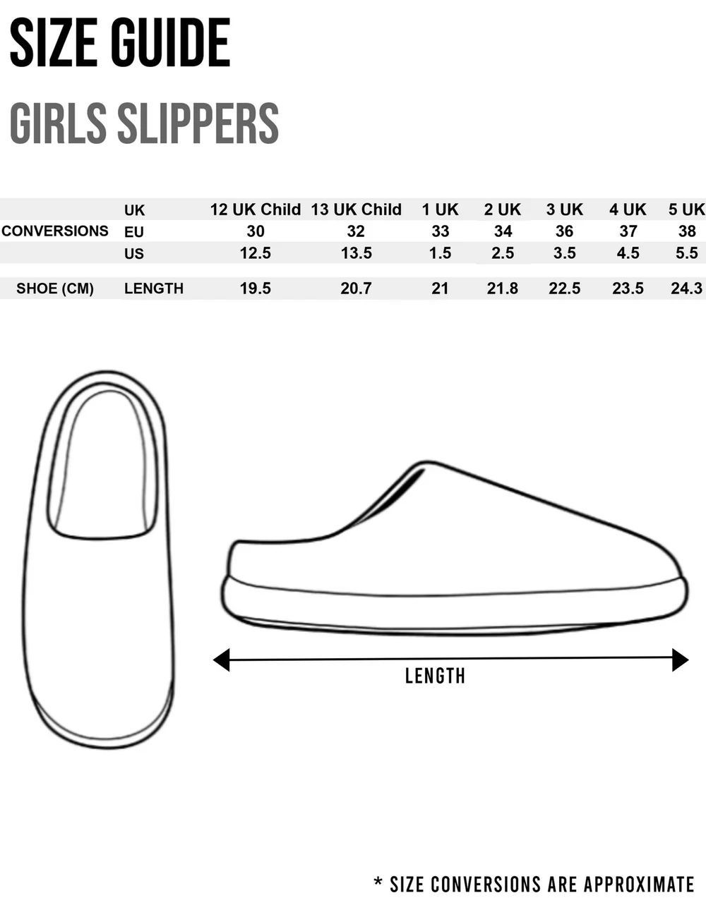 Vanilla Underground Harry Potter Girls Red Logo Mule Slippers (12 Younger - 5 Older) - 1 Infants Image 6