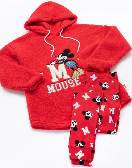 Disney Red Mickey Mouse Pyjama Set - Extra small Image 3