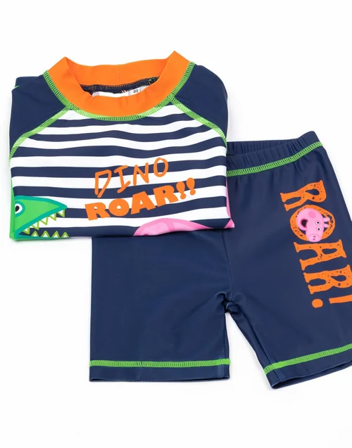 Vanilla Underground Peppa Pig Boys Blue 2 Piece Swim Set (12 Months-6 Years) - 12 - 18 months Image 3