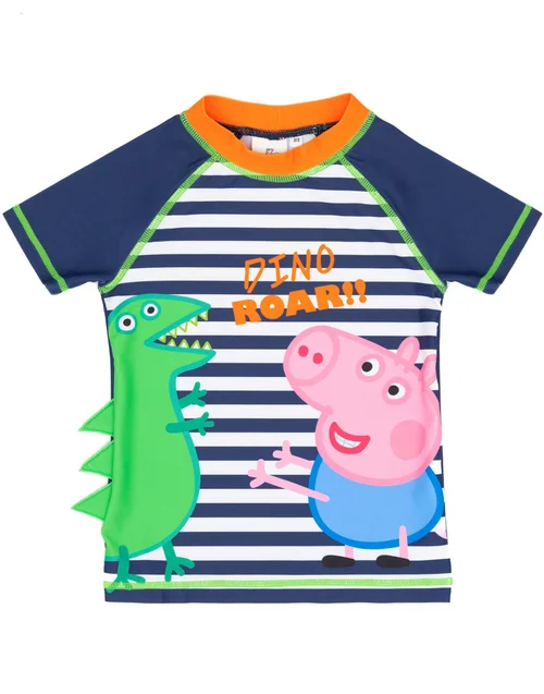 Vanilla Underground Peppa Pig Boys Blue 2 Piece Swim Set (12 Months-6 Years) - 12 - 18 months Image 4