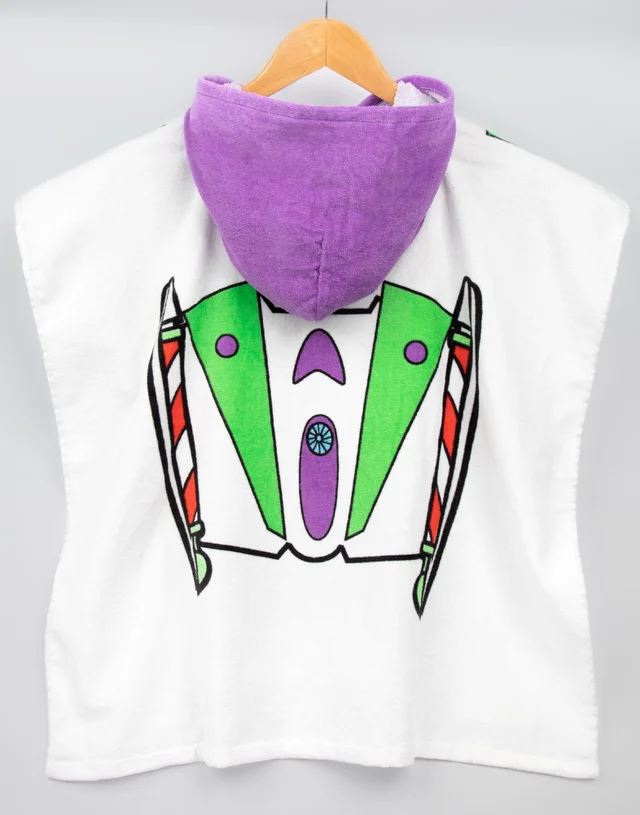 Vanilla Underground Disney Boys Multicoloured Buzz Lightyear Poncho Towel