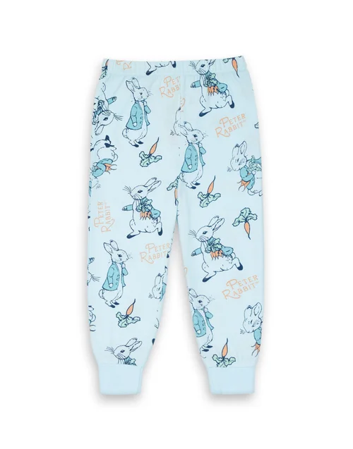 Vanilla Underground Peter Rabbit Kids Blue Print Pyjamas (12 Months - 4 Years) - 12 - 18 months Image 3
