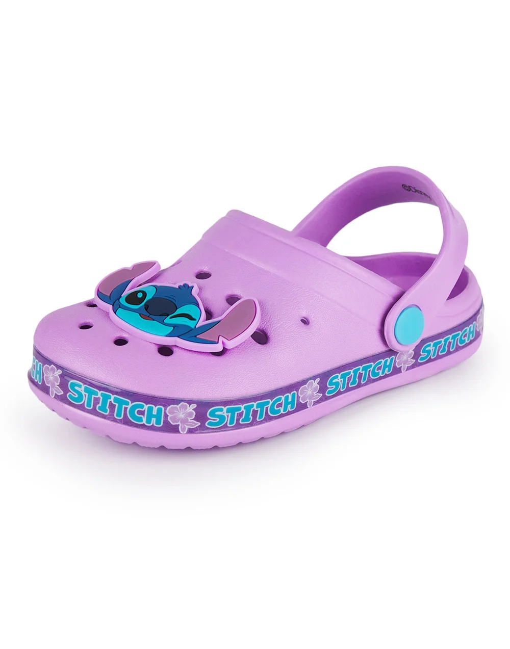 Vanilla Underground Disney Girls Purple Stitch Clogs (11-3 UK Child) - 1 Infants Image 2