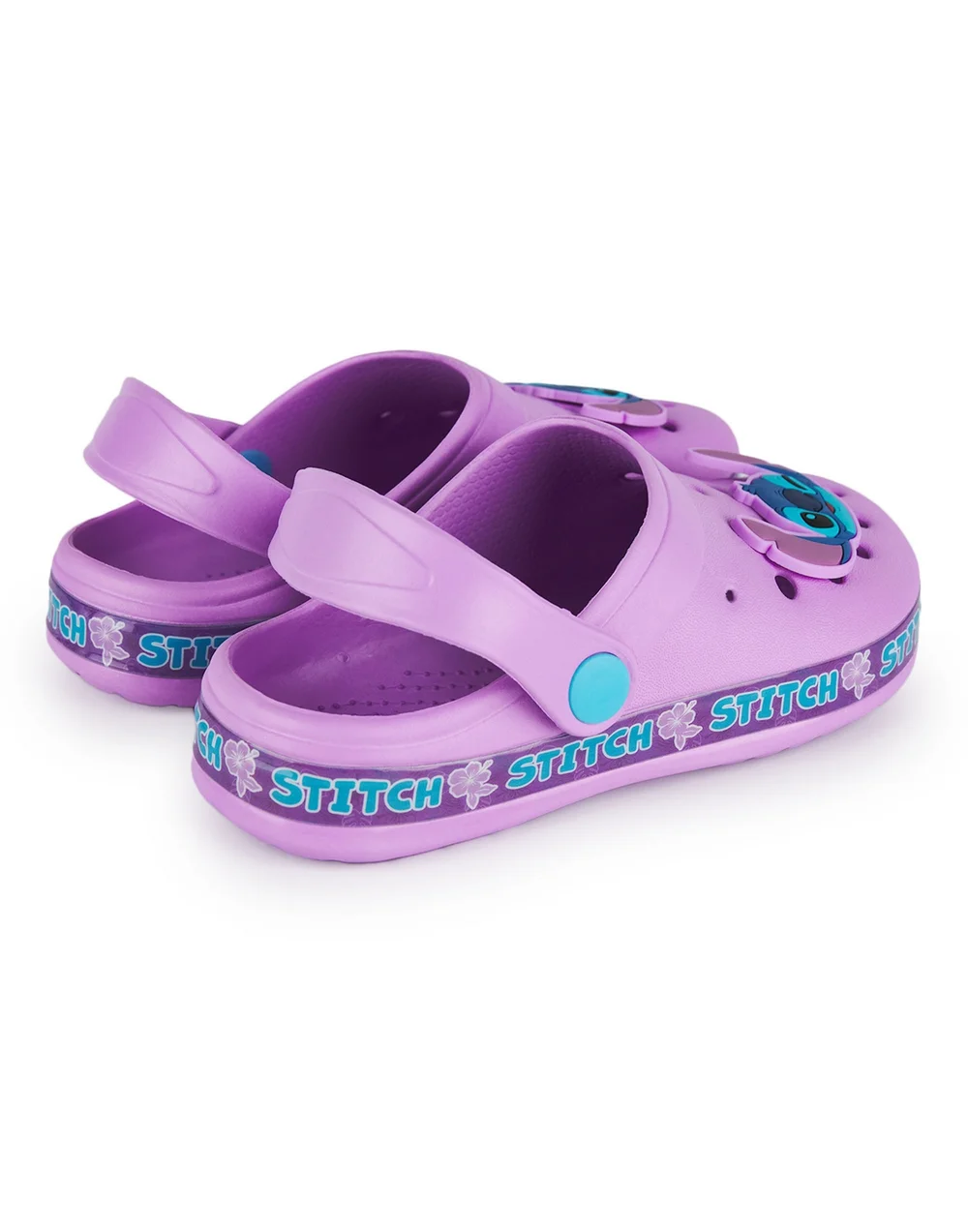 Vanilla Underground Disney Girls Purple Stitch Clogs (11-3 UK Child) - 1 Infants Image 3