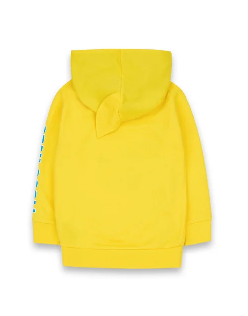 Vanilla Underground Baby Shark Unisex Kids Yellow Stay Cool Hoodie (12 Months-6 Years) - 3-4 Yrs Image 2