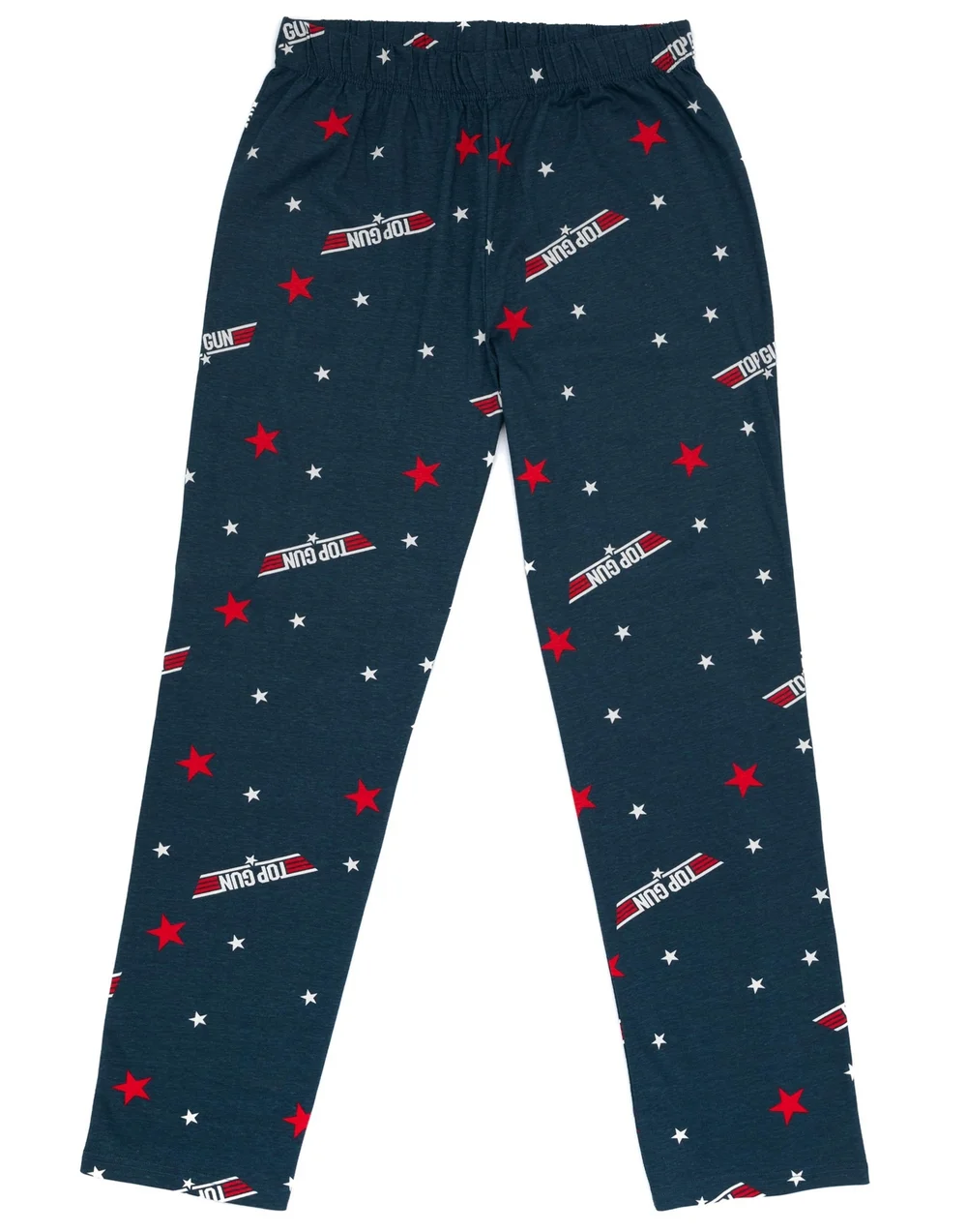 Vanilla Underground Top Gun Mens Black All Over Print Bottoms Pyjama Set - Large Image 4