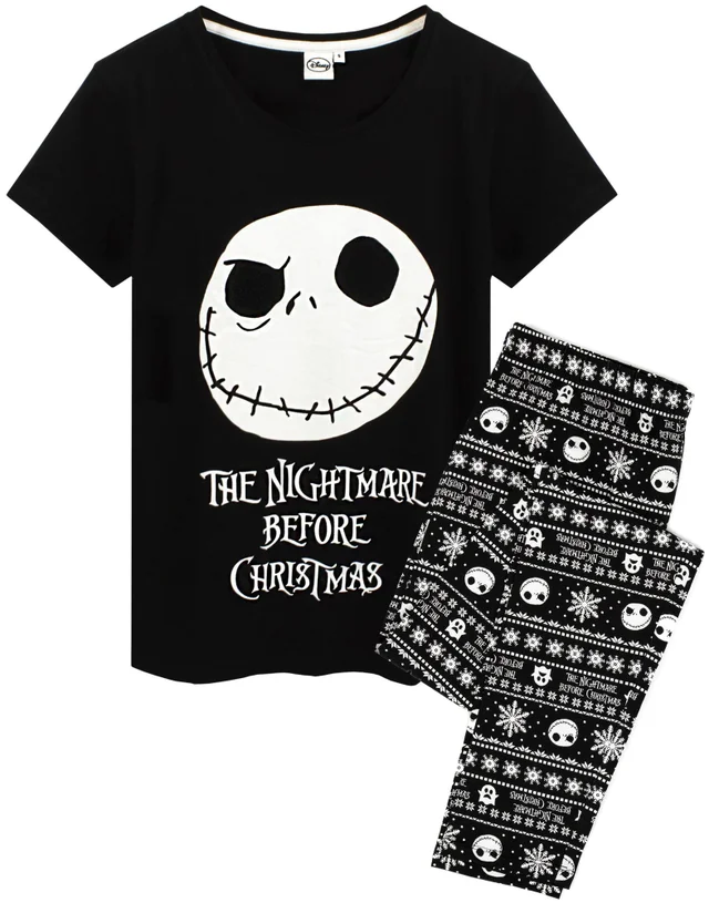 Vanilla Underground Disney The Nightmare Before Christmas Black & Pyjama Set