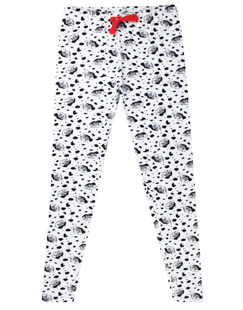 Disney Black Cruella De Vil T-Shirt and Lounge Pants - Small Image 5