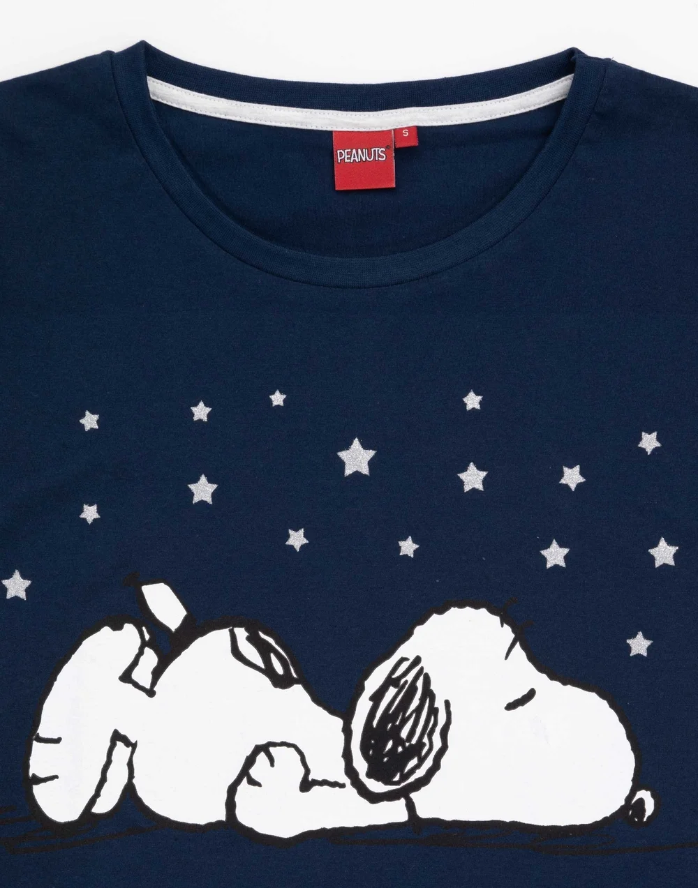 Vanilla Underground Peanuts Blue Snoopy Short Leg Pyjama Set - Small Image 5