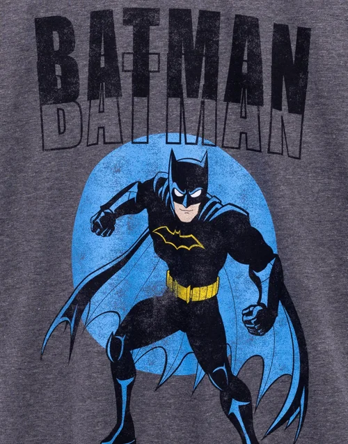 Vanilla Underground DC Comics Mens Grey Batman T-Shirt - XS Image 5