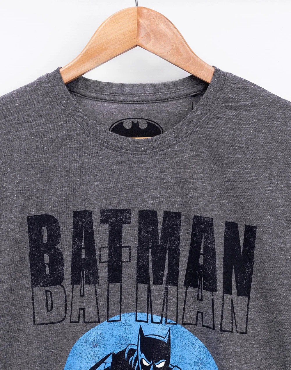 Vanilla Underground DC Comics Mens Grey Batman T-Shirt - XS Image 4