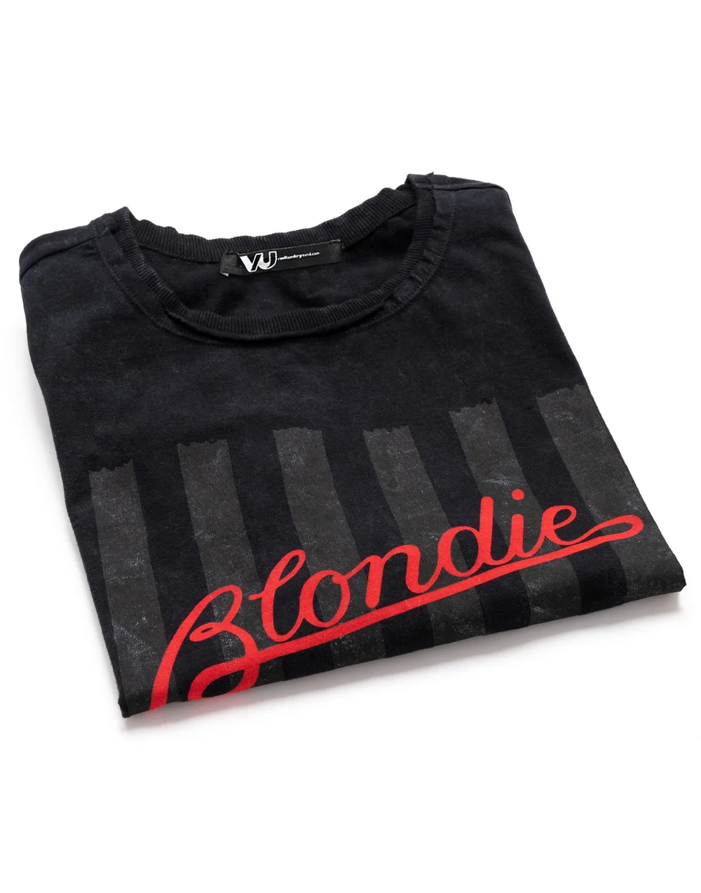 Vanilla Underground Blondie Mens Black Band Logo T-Shirt - S Image 4