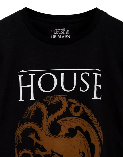 Vanilla Underground Game of Thrones Mens Black Logo T-Shirt - S Image 5