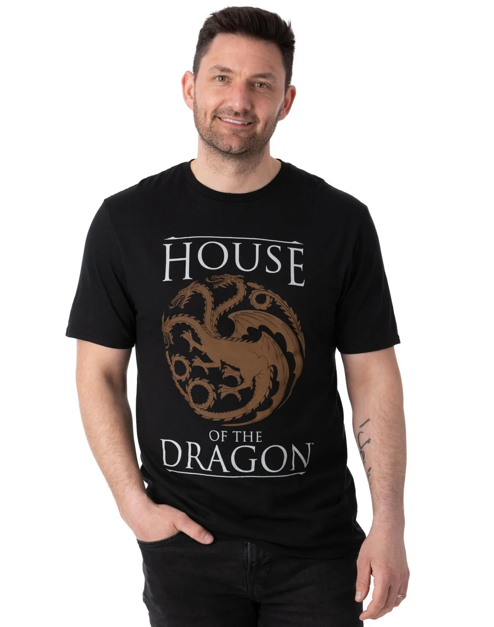Vanilla Underground Game of Thrones Mens Black Logo T-Shirt - S Image 2