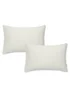 Bianca Fine Linens Natural Temperature Controlling Tencel Lyocell Standard Pillowcase Pair - One Size Image 3