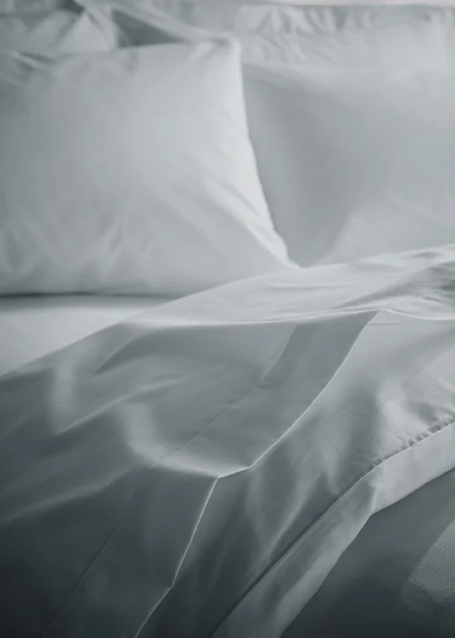 Bianca Fine Linens Silver Temperature Controlling Tencel Lyocell Flat Sheet - Single Image 1