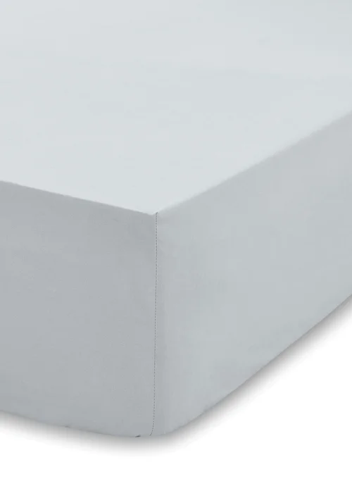 Bianca Fine Linens Silver Temperature Controlling Tencel Lyocell Fitted Sheet - Single Image 2