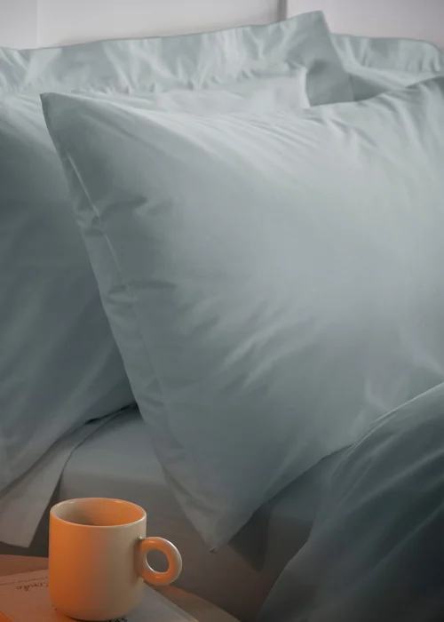 Bianca Fine Linens Silver Temperature Controlling Tencel Lyocell Duvet Cover Set - Single Image 2