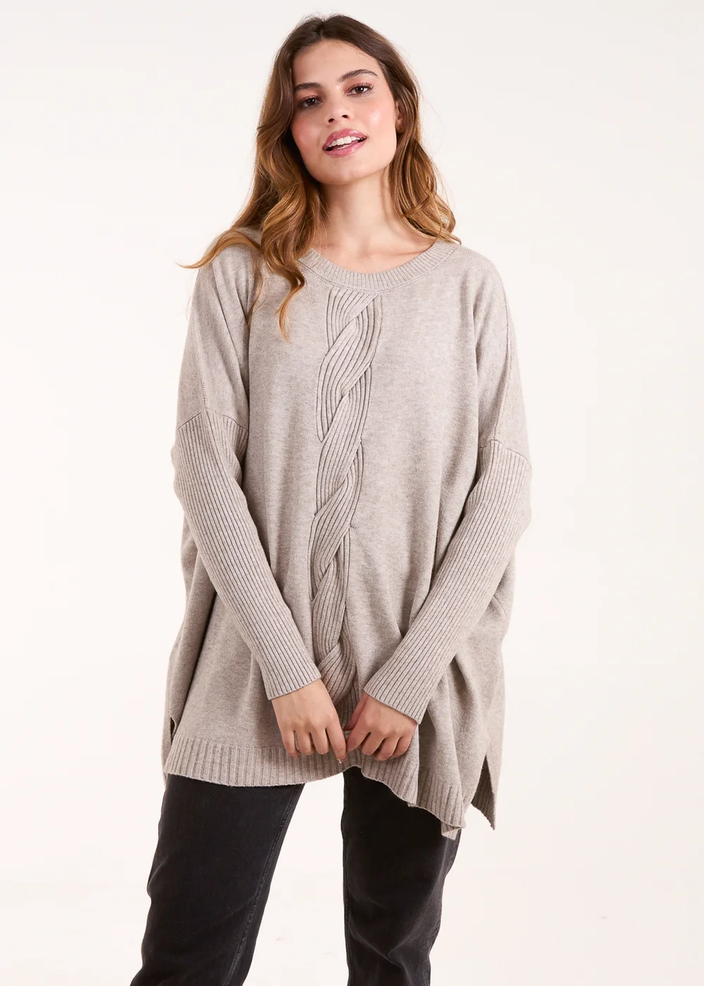 Blue Vanilla Brown Single Cable Front Jumper - One Size Image 1