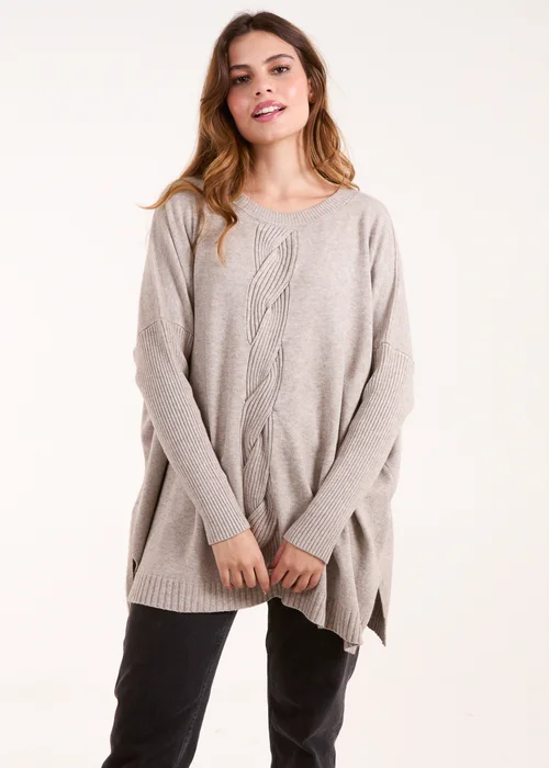 Blue Vanilla Brown Single Cable Front Jumper - One Size Image 1