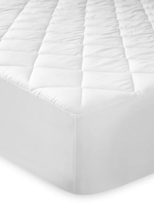 Bianca Fine Linens White Temperature Controlling Tencel Lyocell Mattress Protector - Single Image 3