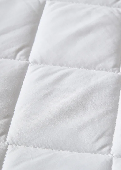 Bianca Fine Linens White Temperature Controlling Tencel Lyocell Mattress Protector - Single Image 2