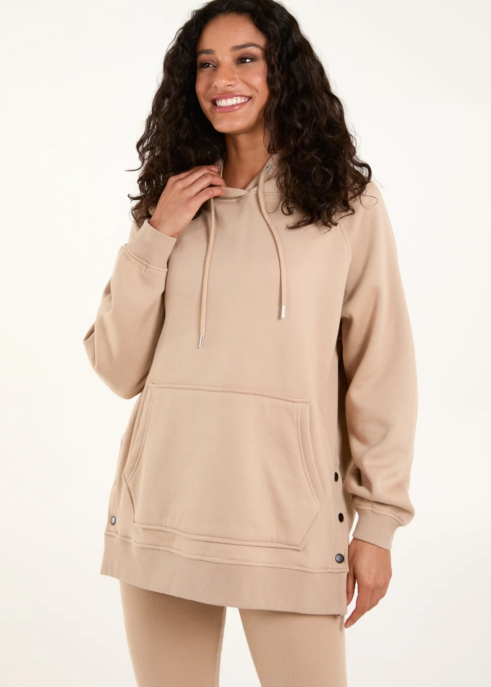 Blue Vanilla Stone Side Popper Hoodie & Legging Set - S Image 3