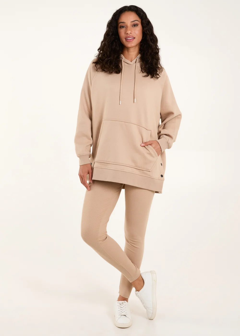 Blue Vanilla Stone Side Popper Hoodie & Legging Set - S Image 1
