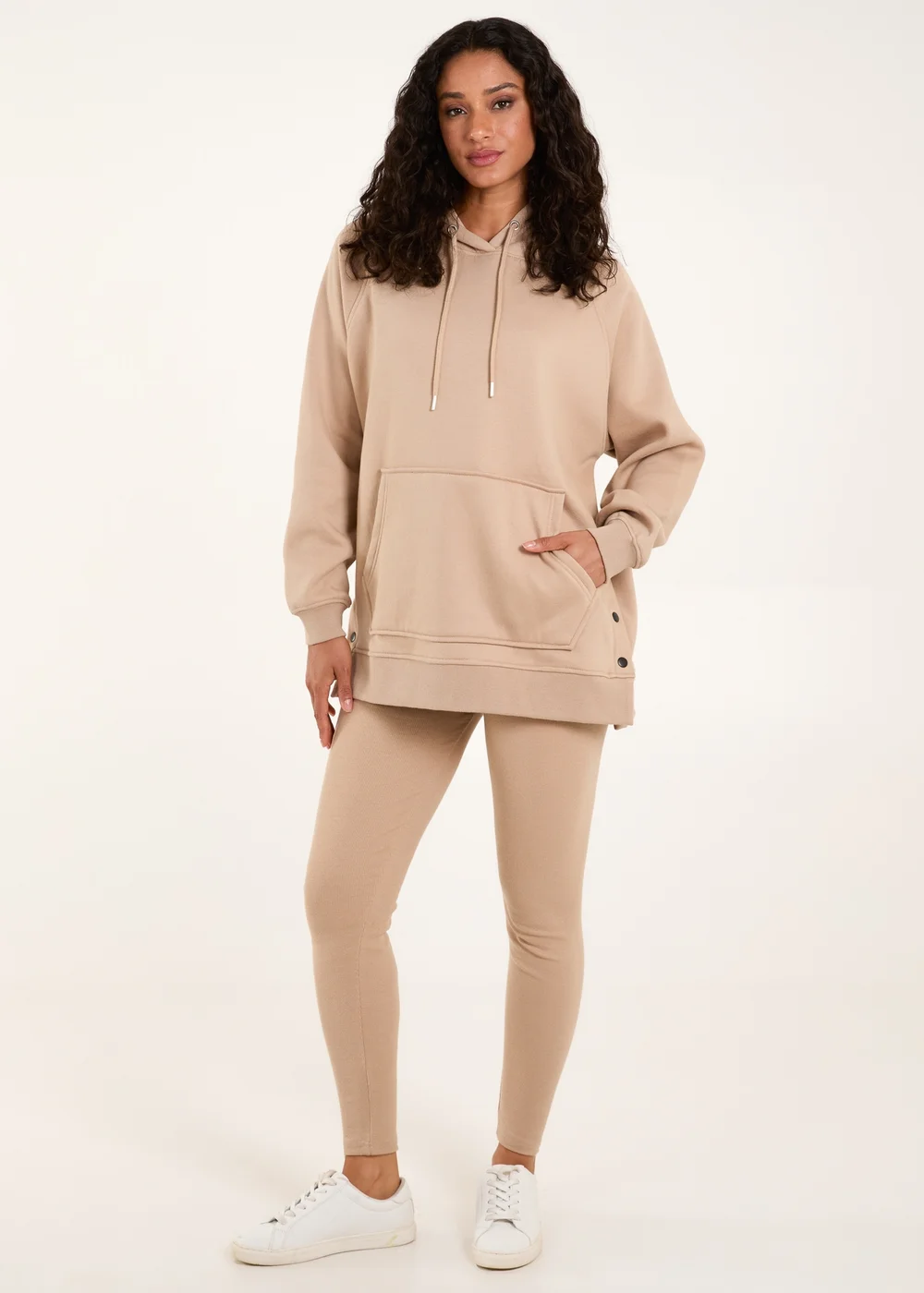 Blue Vanilla Stone Side Popper Hoodie & Legging Set - S Image 4