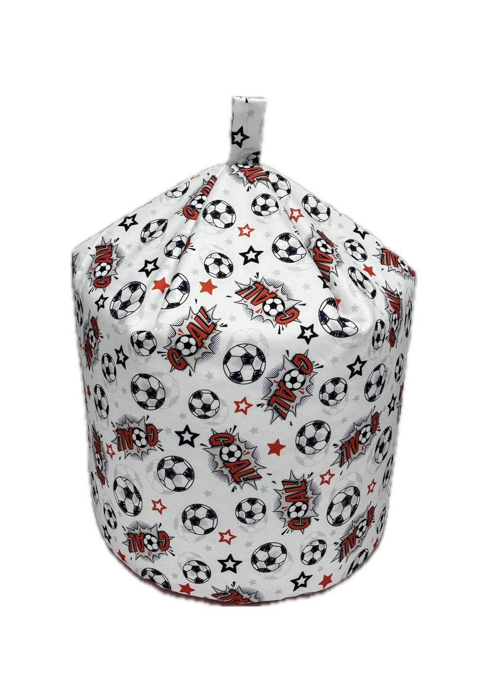 Kaikoo White Goal Print Beanbag - One Size Image 1