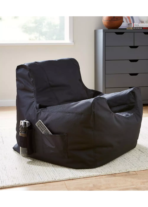 Kaikoo Black Teenage Chairs with Pockets - One Size Image 1