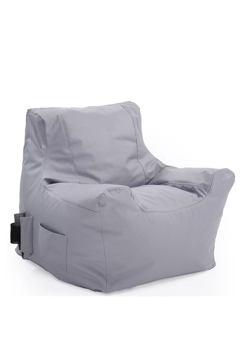 Kaikoo Grey Teenage Chairs with Pockets - One Size Image 3
