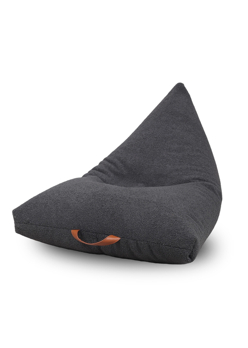 Kaikoo Grey Boucle Urban Seat Lounger with PVC Handle - One Size Image 2