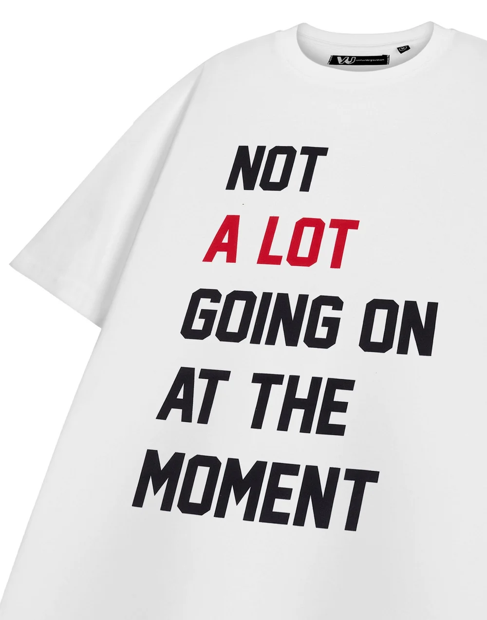 Show Me The Merch Not A Lot Going On White T-Shirt - XXL Image 5