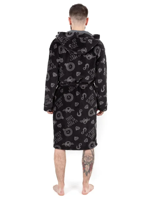 Peaky Blinders Black Icons Bathrobe - Small Image 2