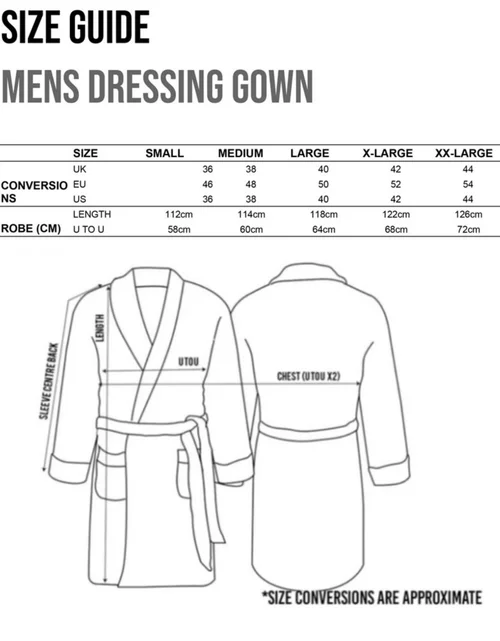 Peaky Blinders Black Icons Bathrobe - Small Image 6