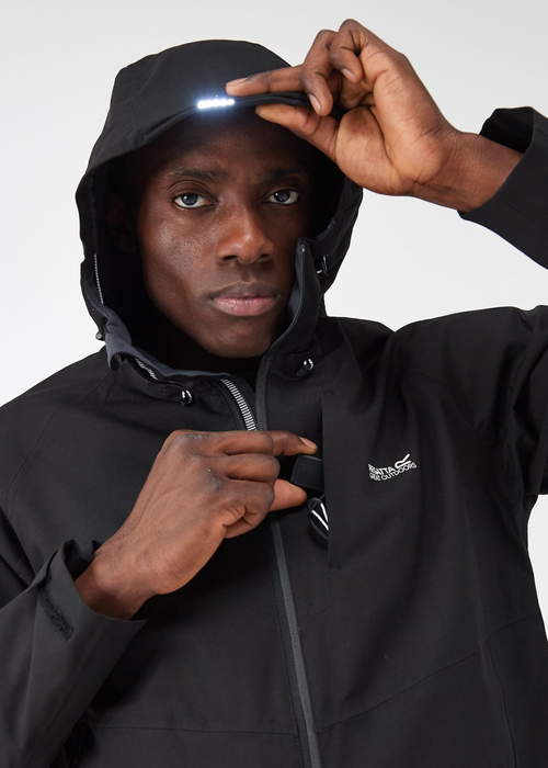 Regatta Black Britedale Waterproof Jacket - S Image 3