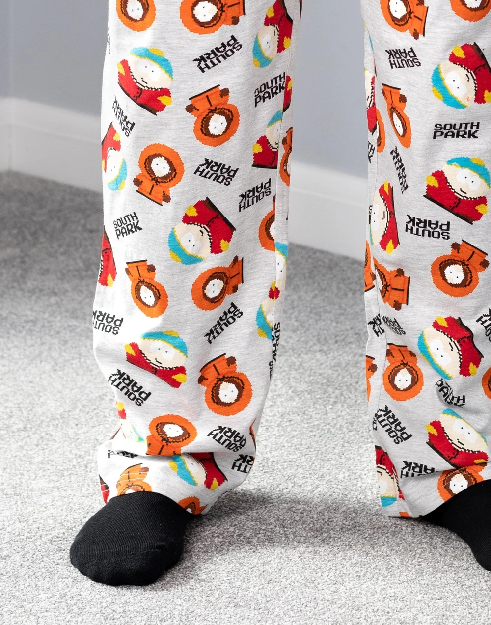 South Park Grey Lounge Pants - Small Image 3