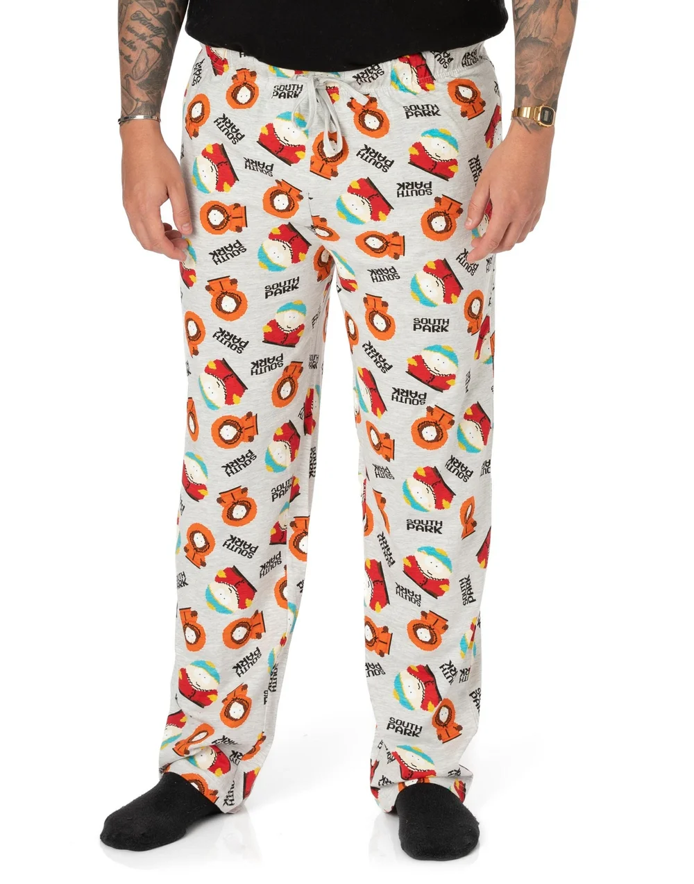 South Park Grey Lounge Pants - Small Image 1