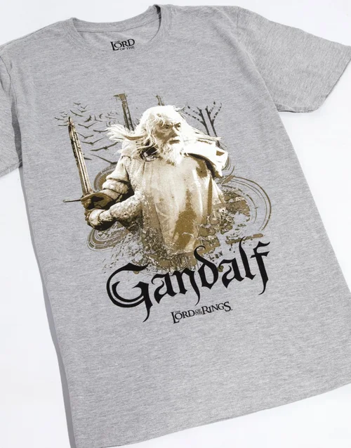 Lord Of The Rings Grey Gandalf T-Shirt - S Image 3