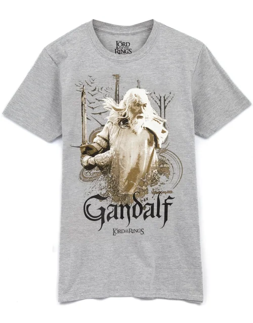 Lord Of The Rings Grey Gandalf T-Shirt - S Image 2