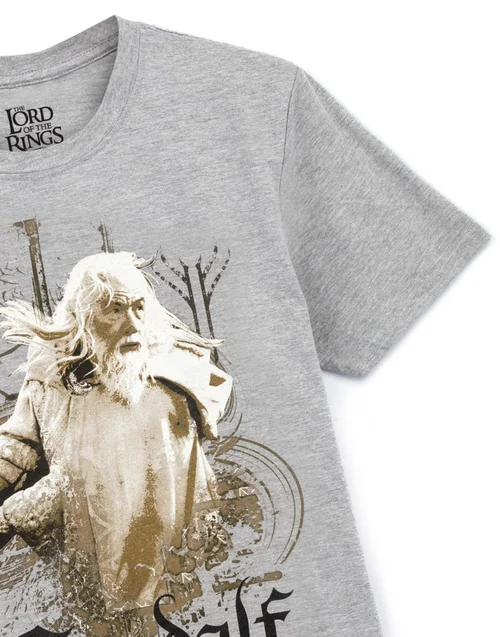 Lord Of The Rings Grey Gandalf T-Shirt - S Image 4