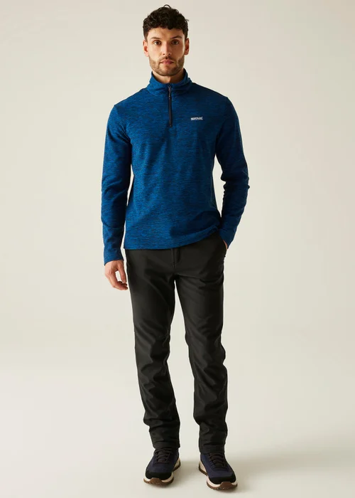 Regatta Black Fenton Softshell Walking Trousers - 30 Image 3