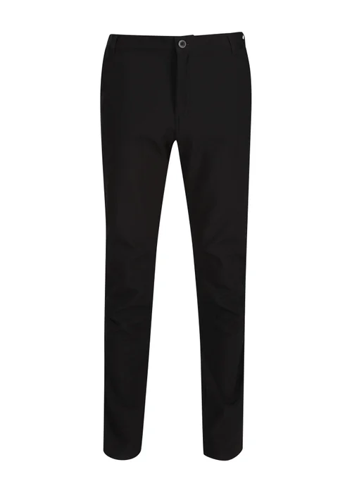 Regatta Black Fenton Softshell Walking Trousers - 30 Image 5