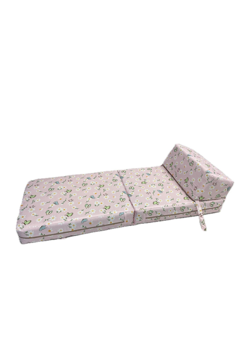 Kaikoo Pink Kids Butterfly Print Chairbed - One Size Image 1